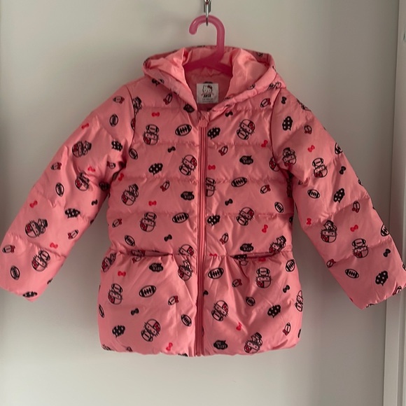NWOT Hello Kitty down-filled puffer for 5-6T - Picture 1 of 6